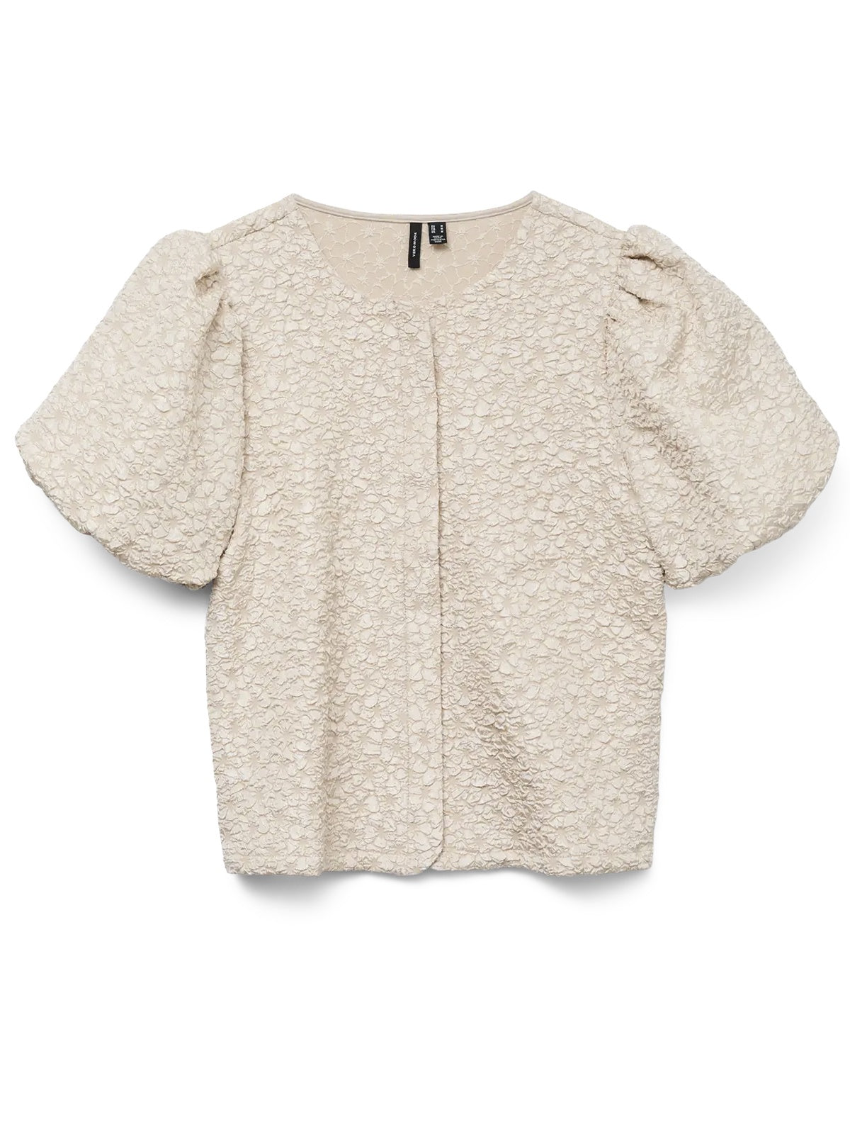 Puff Sleeve Cardigan Pumice Stone