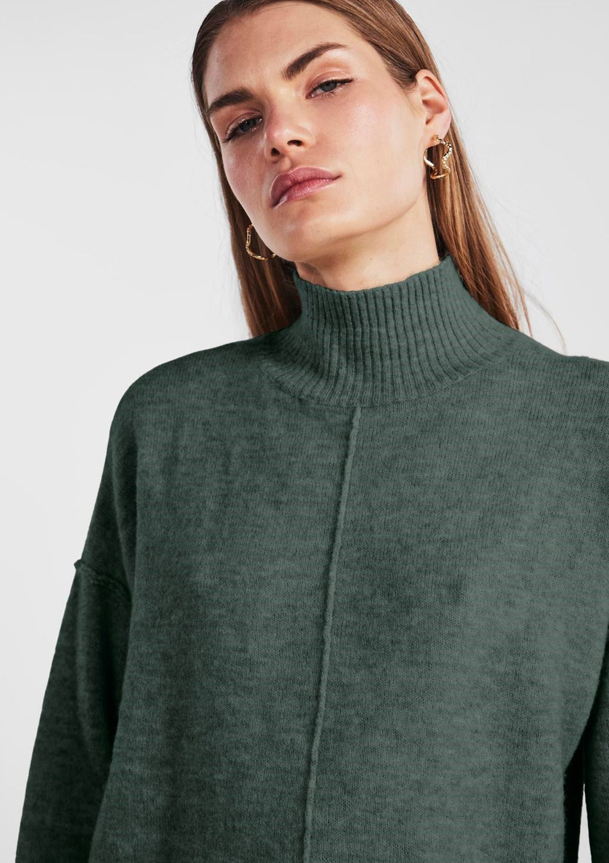 YAS Balyis High Neck Knit Garden Topiary