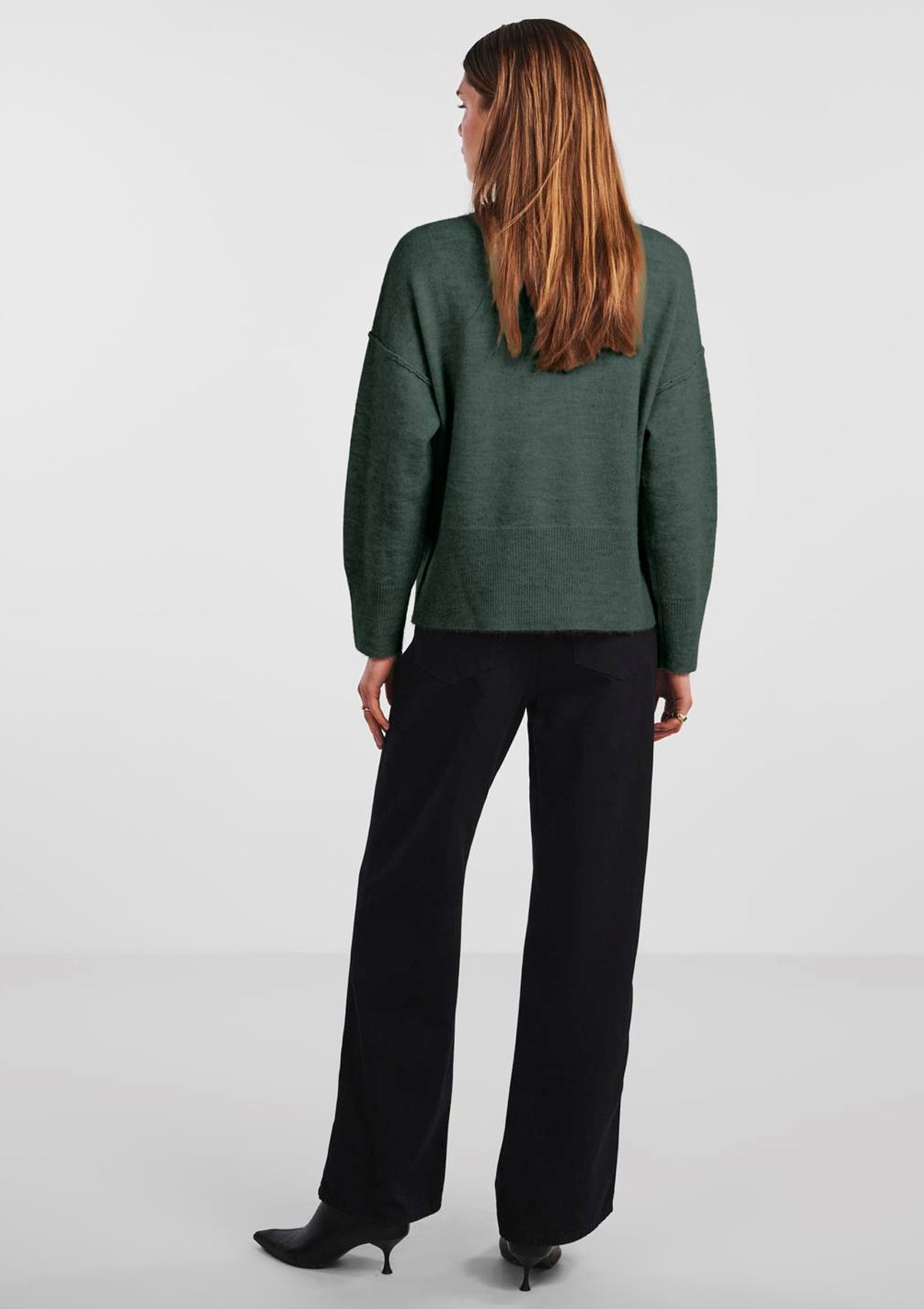 YAS Balyis High Neck Knit Garden Topiary