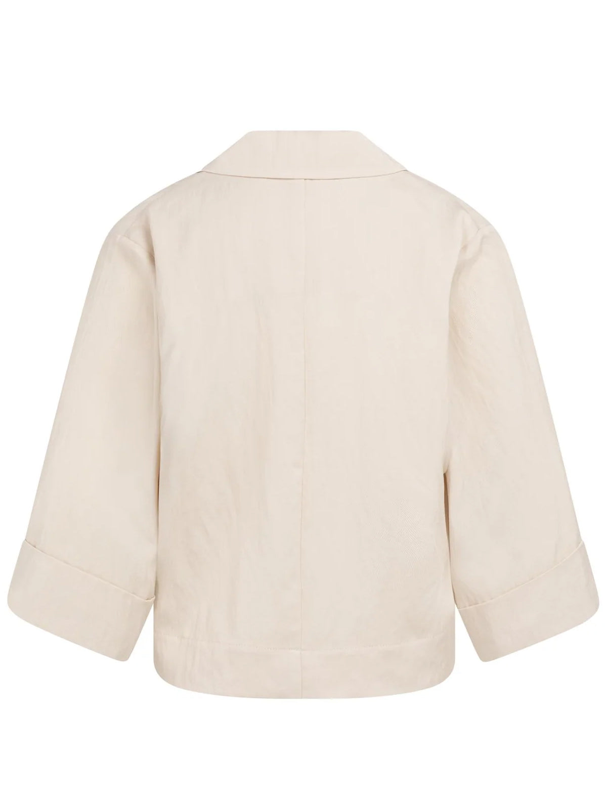 YAYA Short Blazer With Kimono Sleeves Creme White
