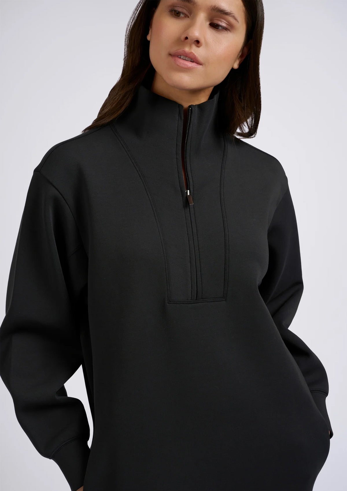 YAYA Long Sleeve Jersey Dress
