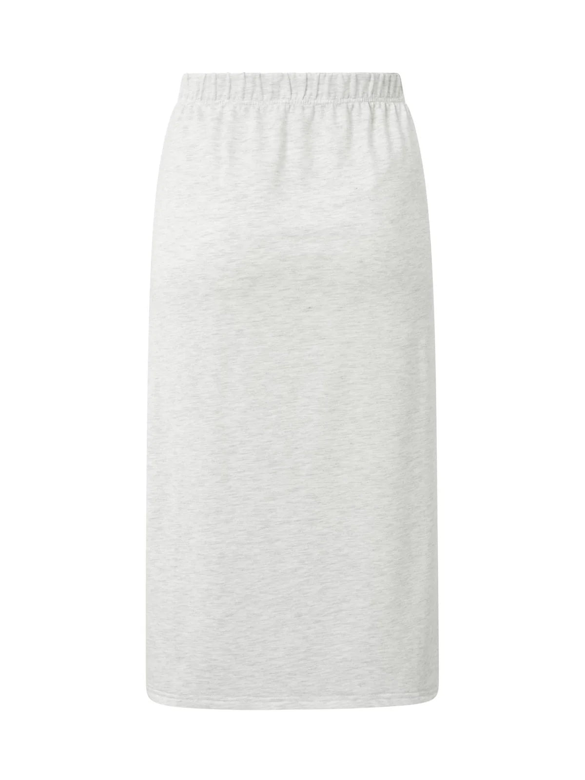 YAYA Midi Skirt With Slit & Tie Detail Grey
