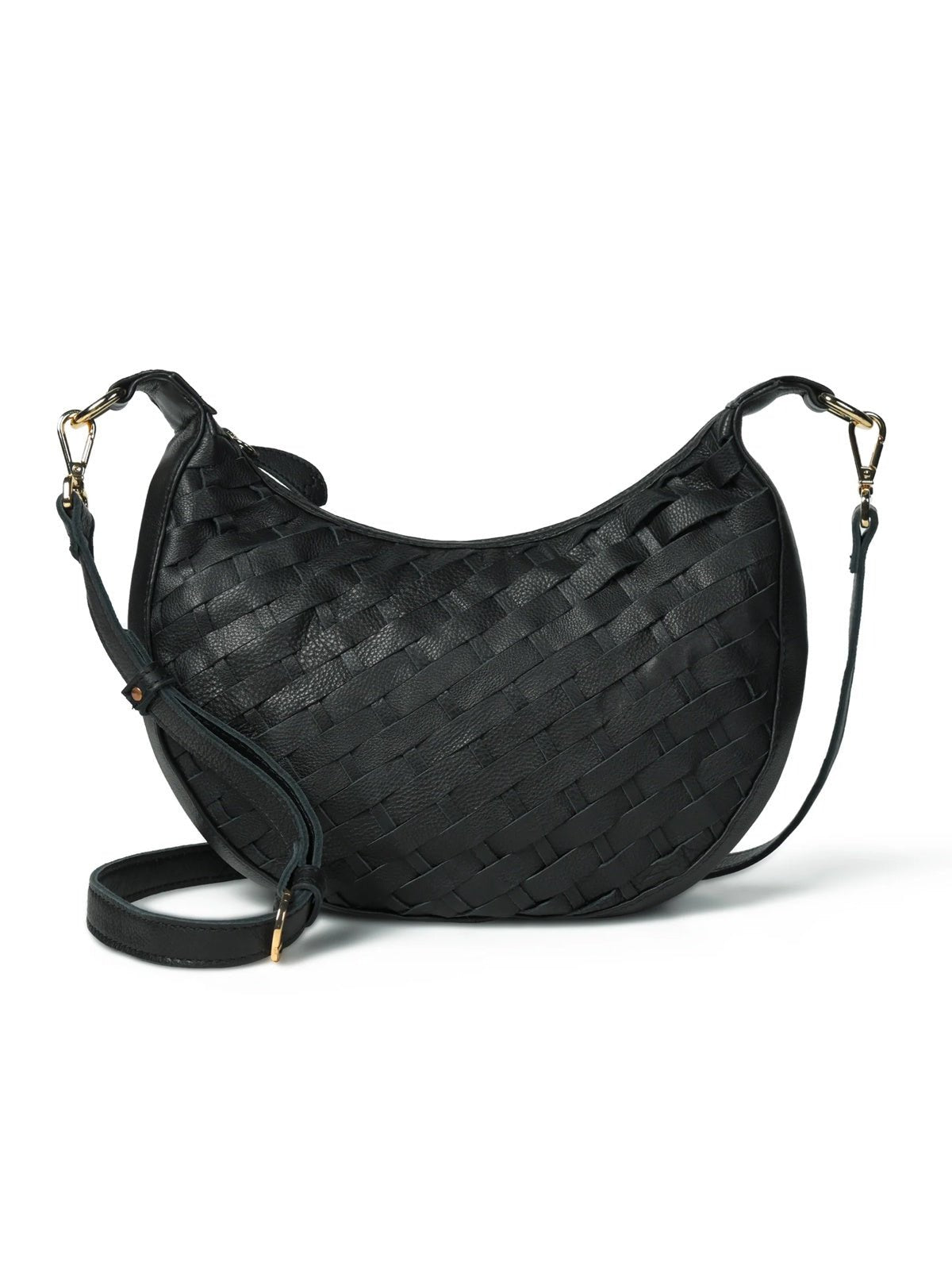 Bell & Fox Robyn Hand Woven Cross Body Bag Black - Glebe Fashion