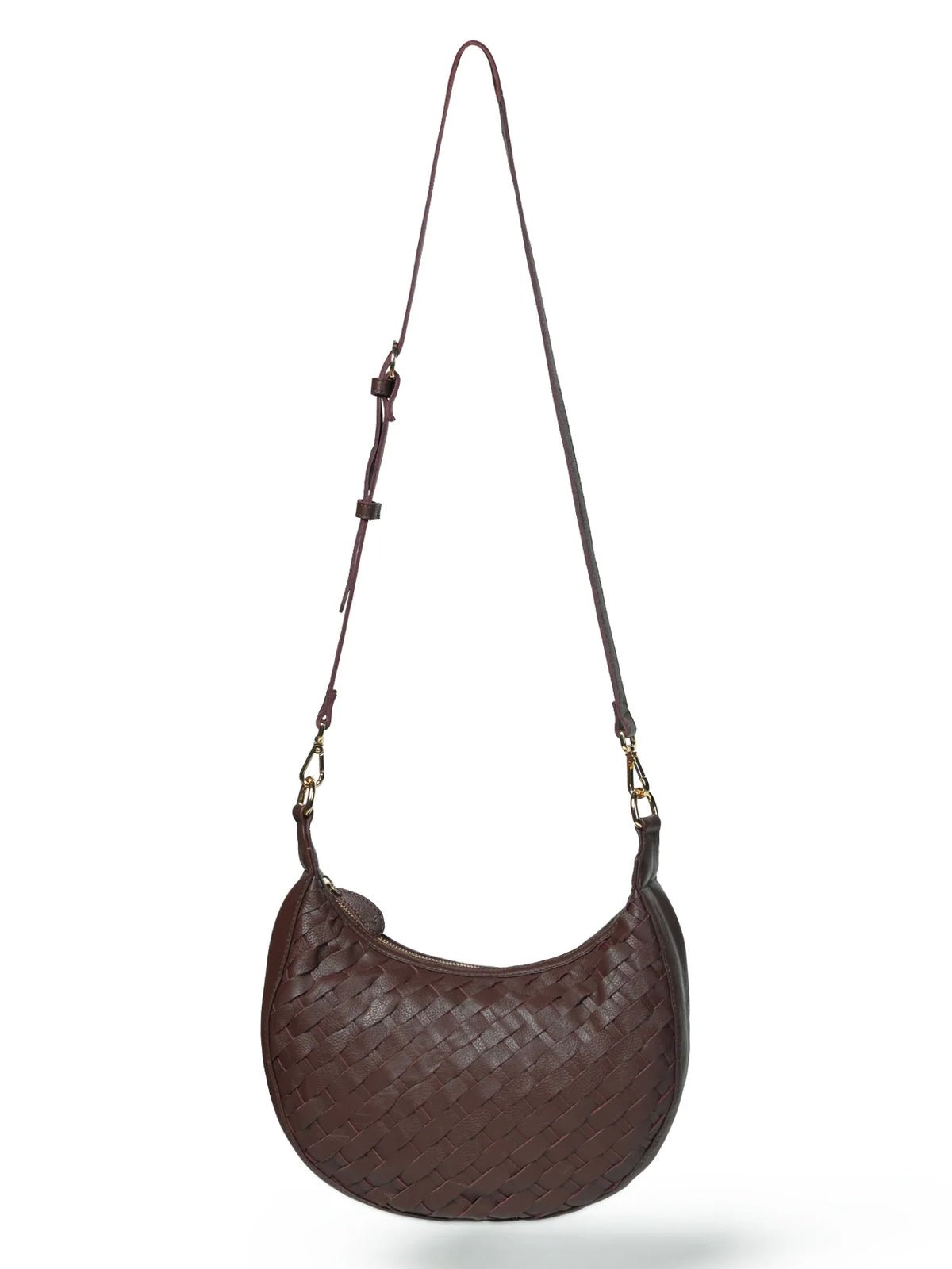Bell & Fox Robyn Hand Woven Cross Body Bag Chocolate - Glebe Fashion