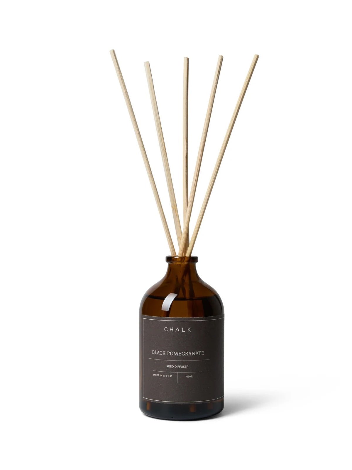 Chalk Amber Glass Diffuser Black Pomegranate - Glebe Fashion