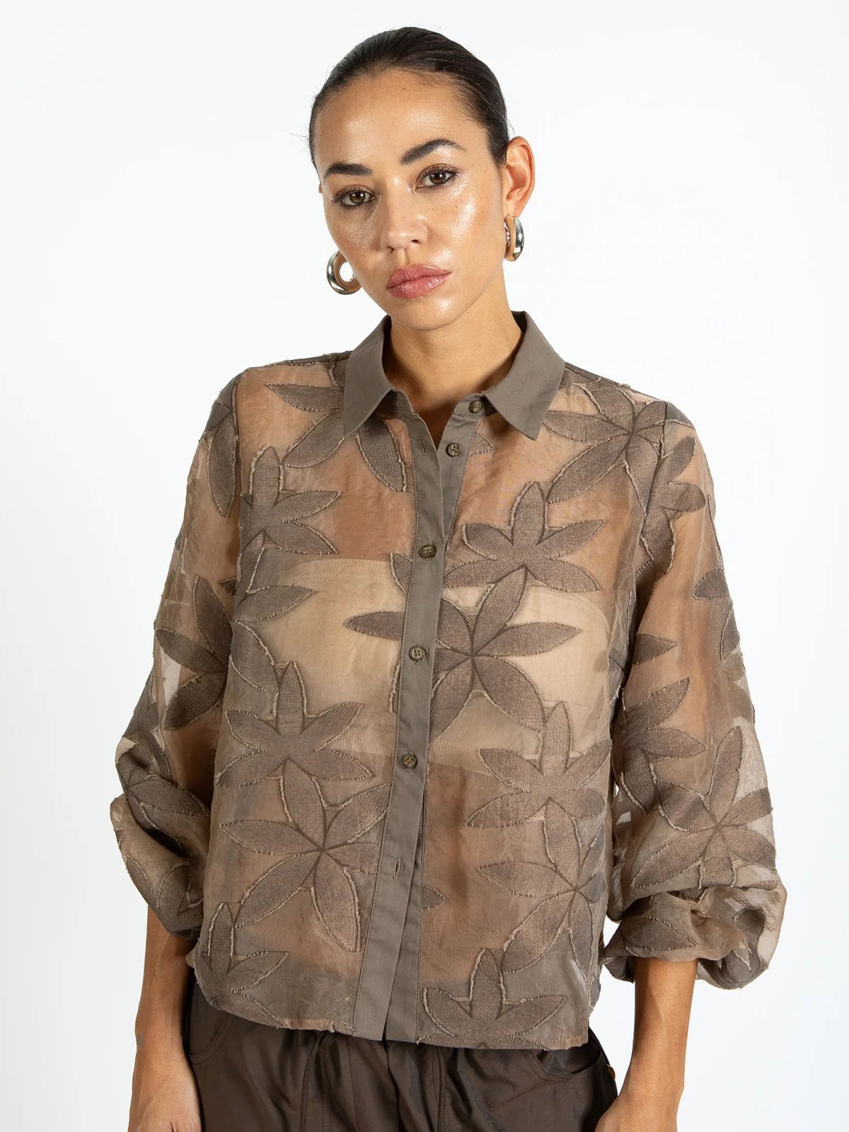 Coster Copenhagen Flower Structure Shirt - Glebe Fashion