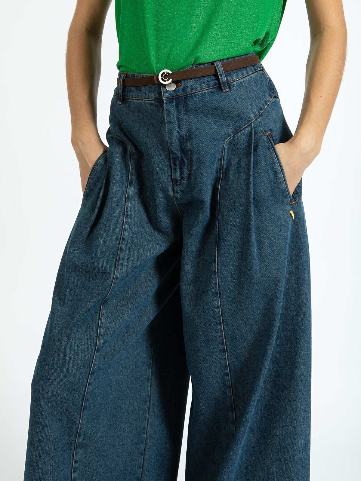 Coster Copenhagen High Waisted Denim Pants - Glebe Fashion