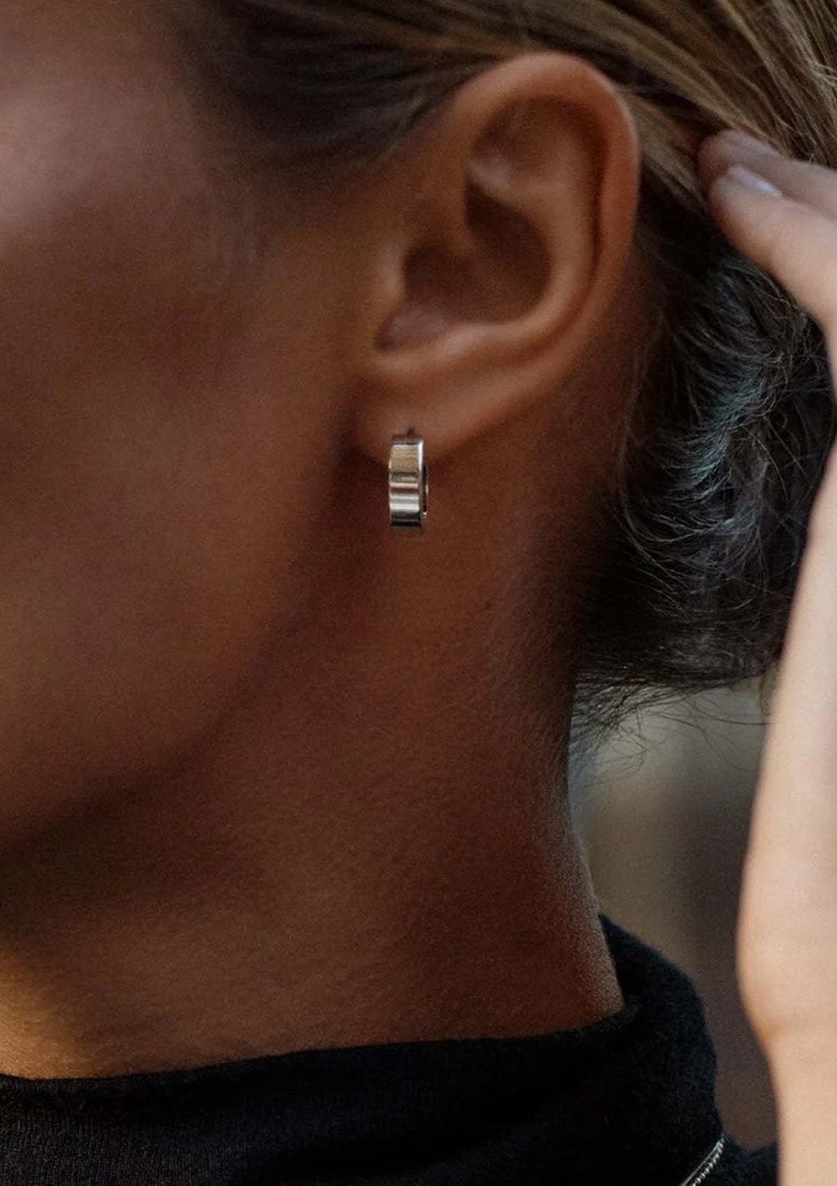 Edblad Fave Hoops Steel - Glebe Fashion