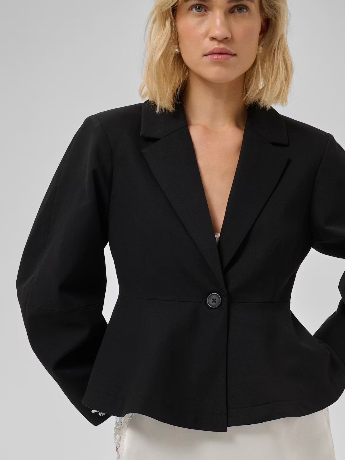 Evie Blazer In Black - Glebe Fashion