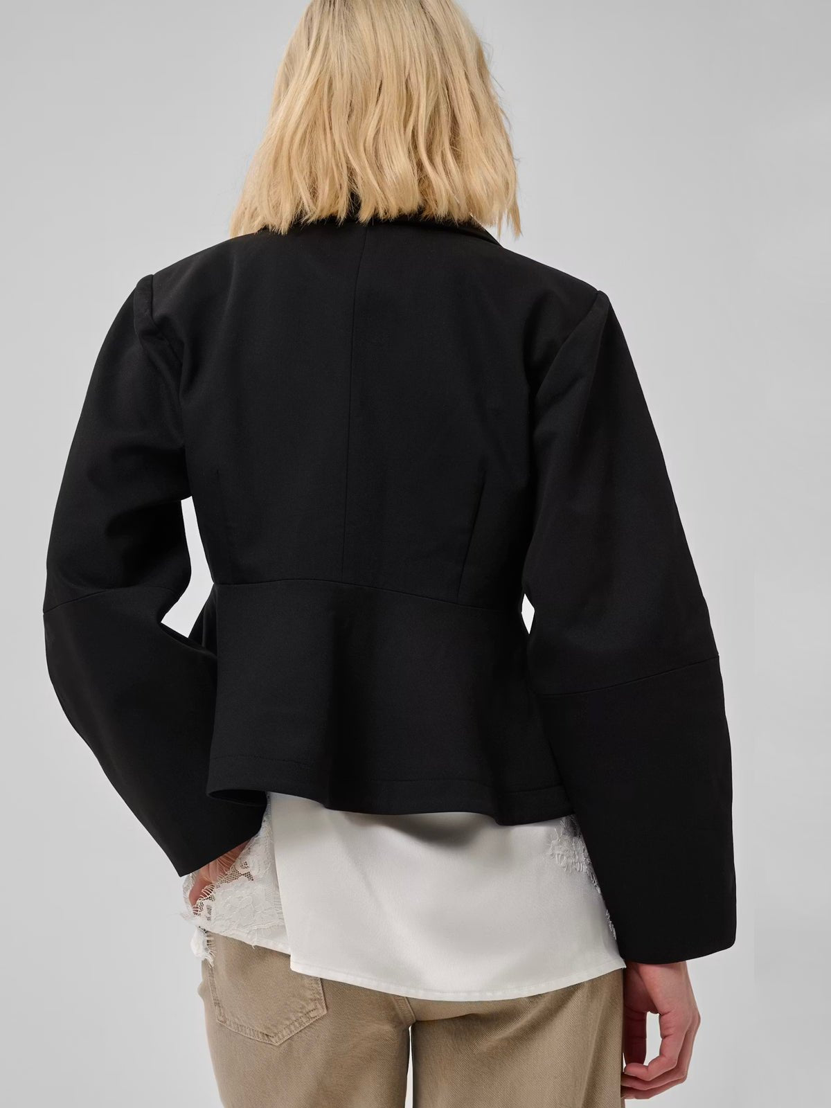 Evie Blazer In Black - Glebe Fashion