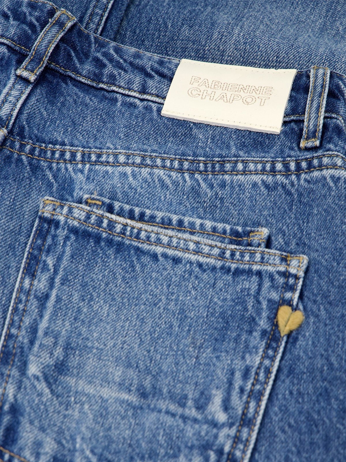 Fabienne Chapot Betty Barrel Jeans Mid Blue - Glebe Fashion