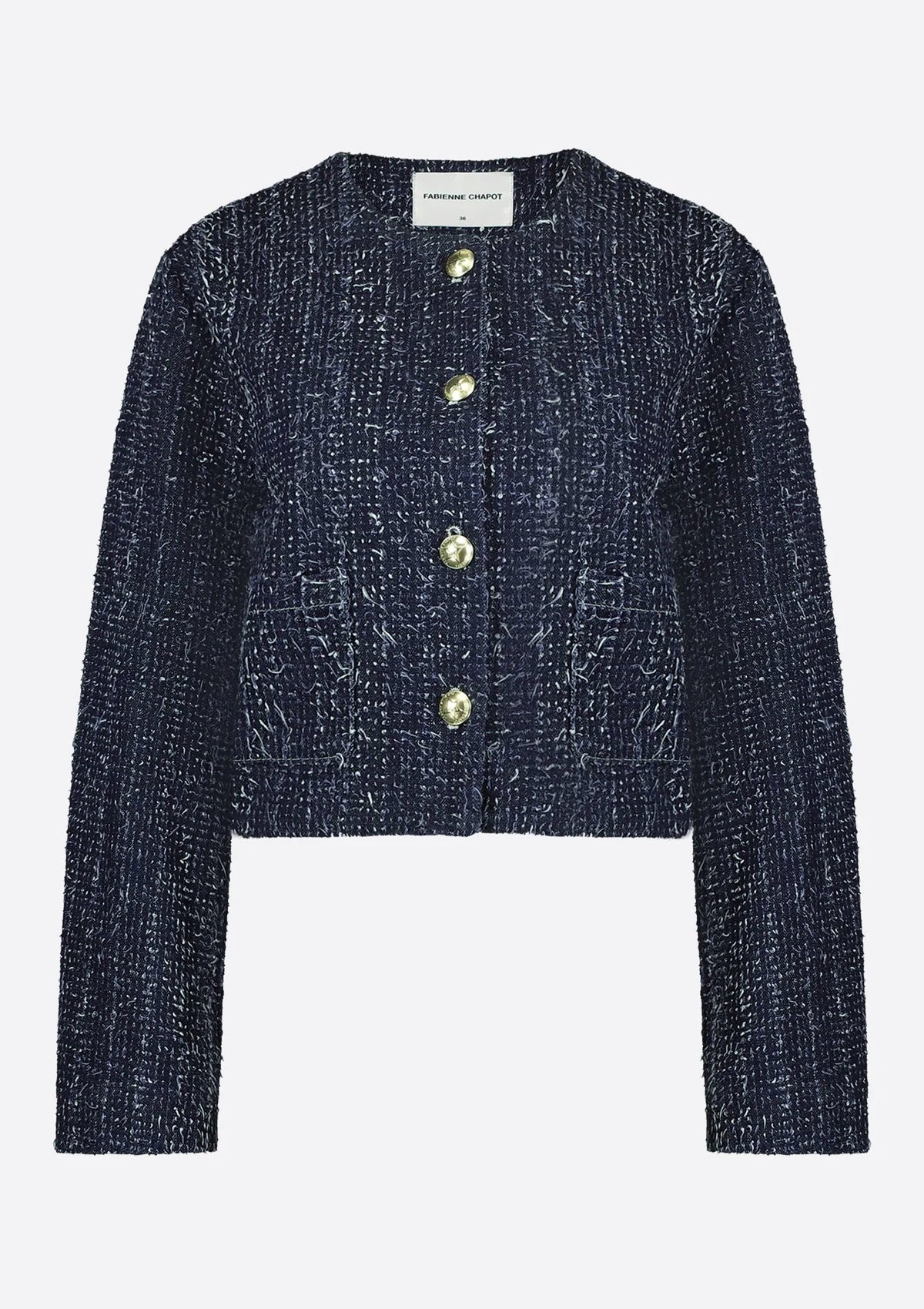 Fabienne Chapot Davis Denim Blazer - Glebe Fashion