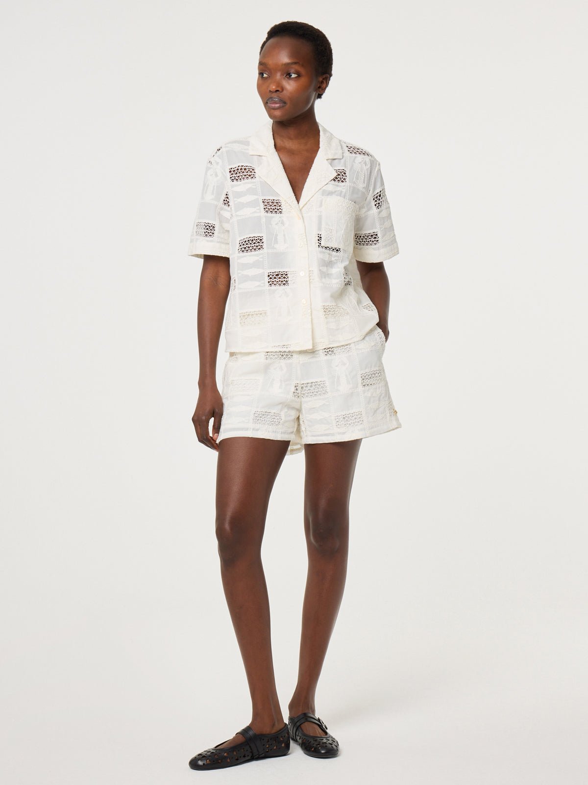 Fabienne Chapot Farida Blouse Cosy White - Glebe Fashion
