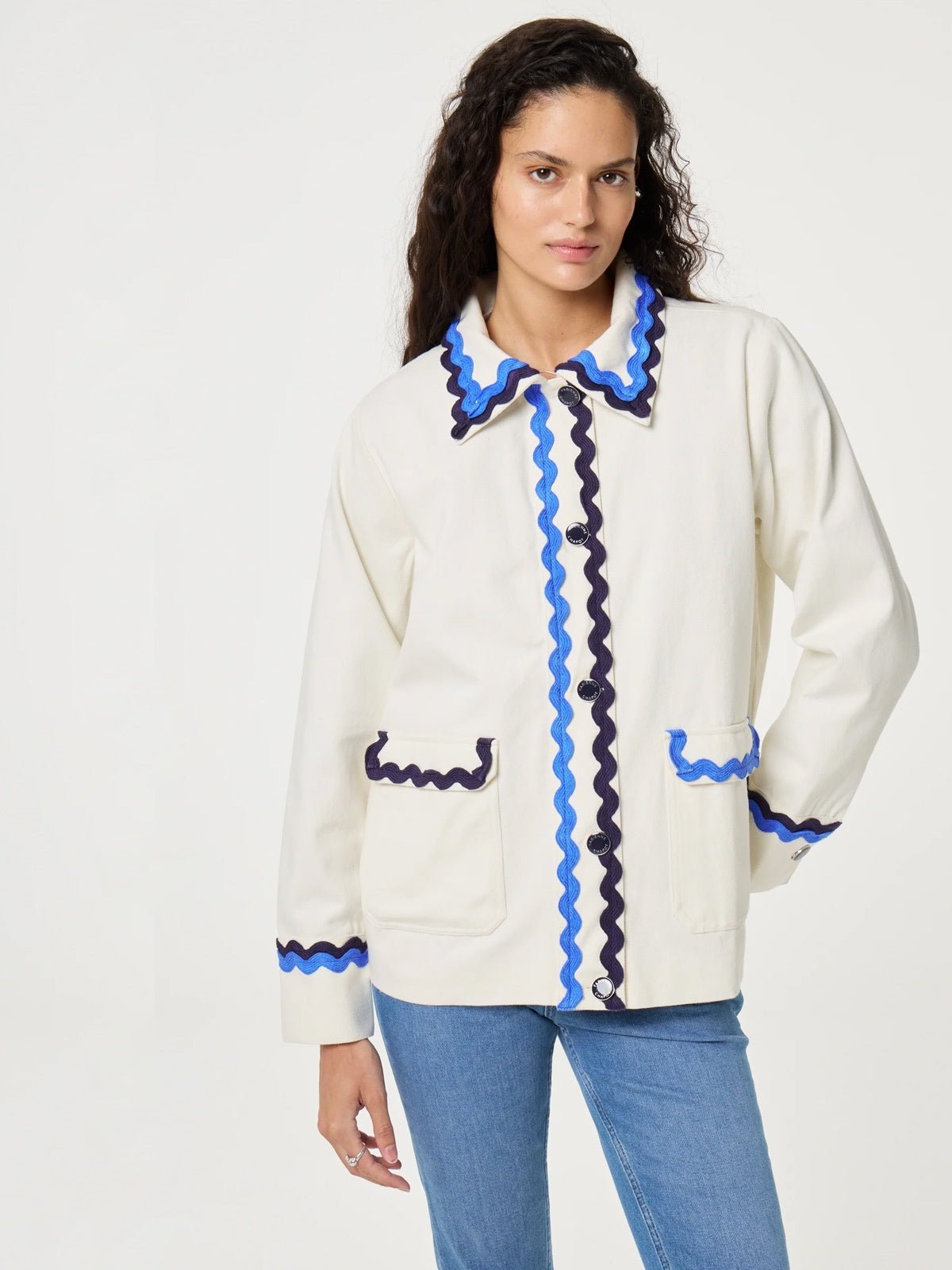 Fabienne Chapot Melodie Jacket Cosy White - Glebe Fashion
