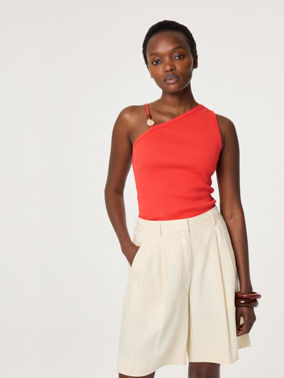 Fabienne Chapot Rhea Top Tangerine Tango - Glebe Fashion