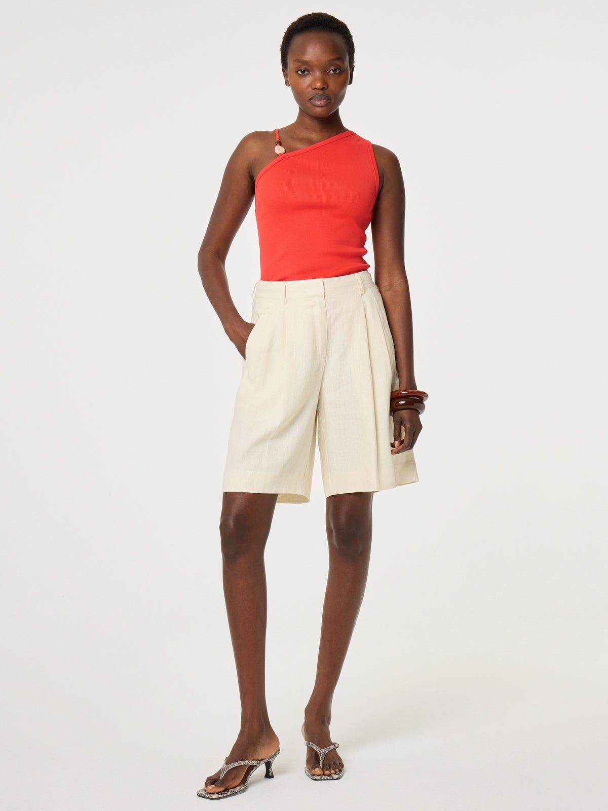 Fabienne Chapot Rhea Top Tangerine Tango - Glebe Fashion