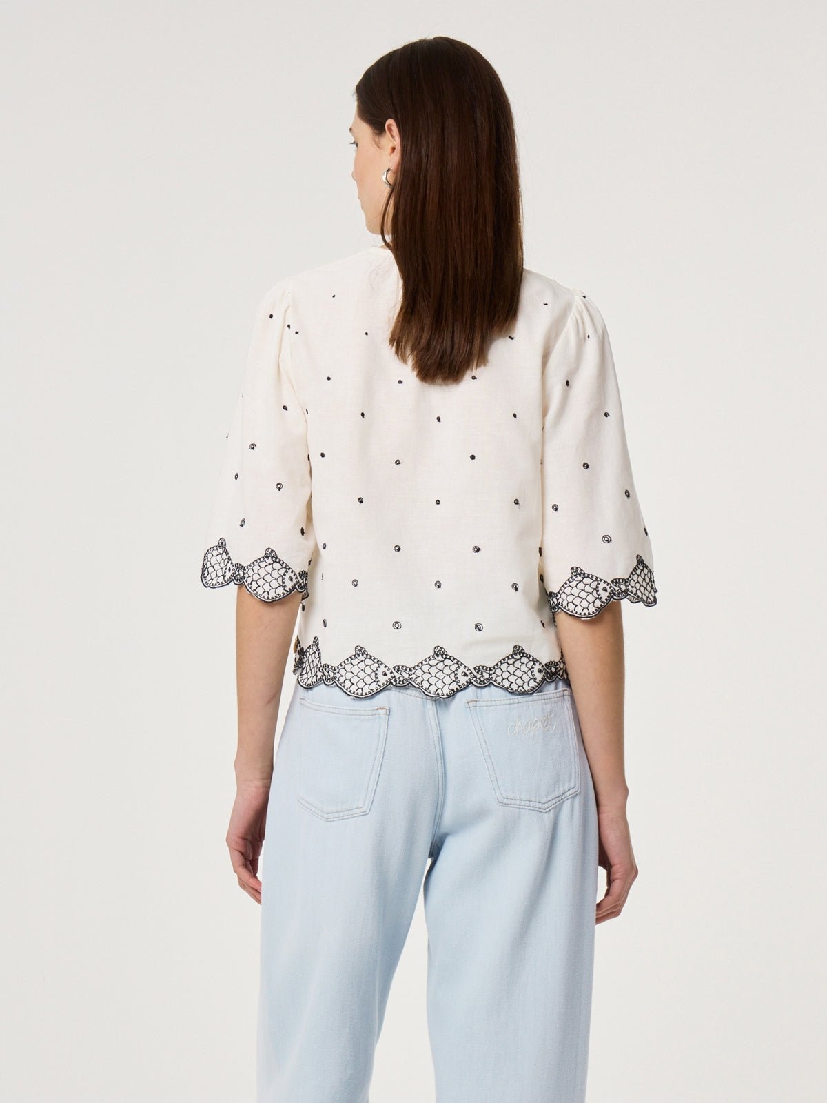 Fabienne Chapot Tylera Blouse Cosy White - Glebe Fashion