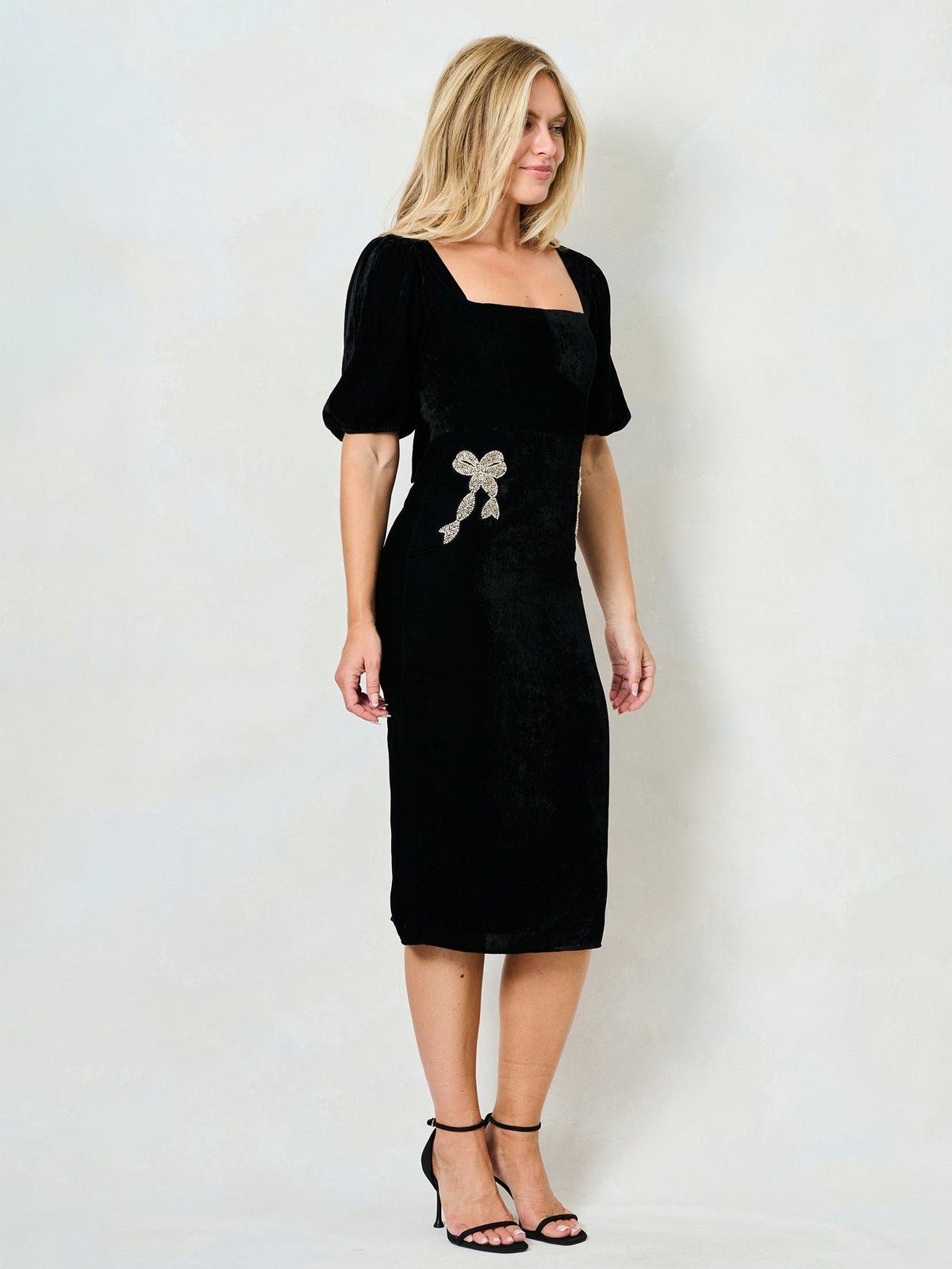 Hope & Ivy The Alba Midi Dress - Glebe Fashion