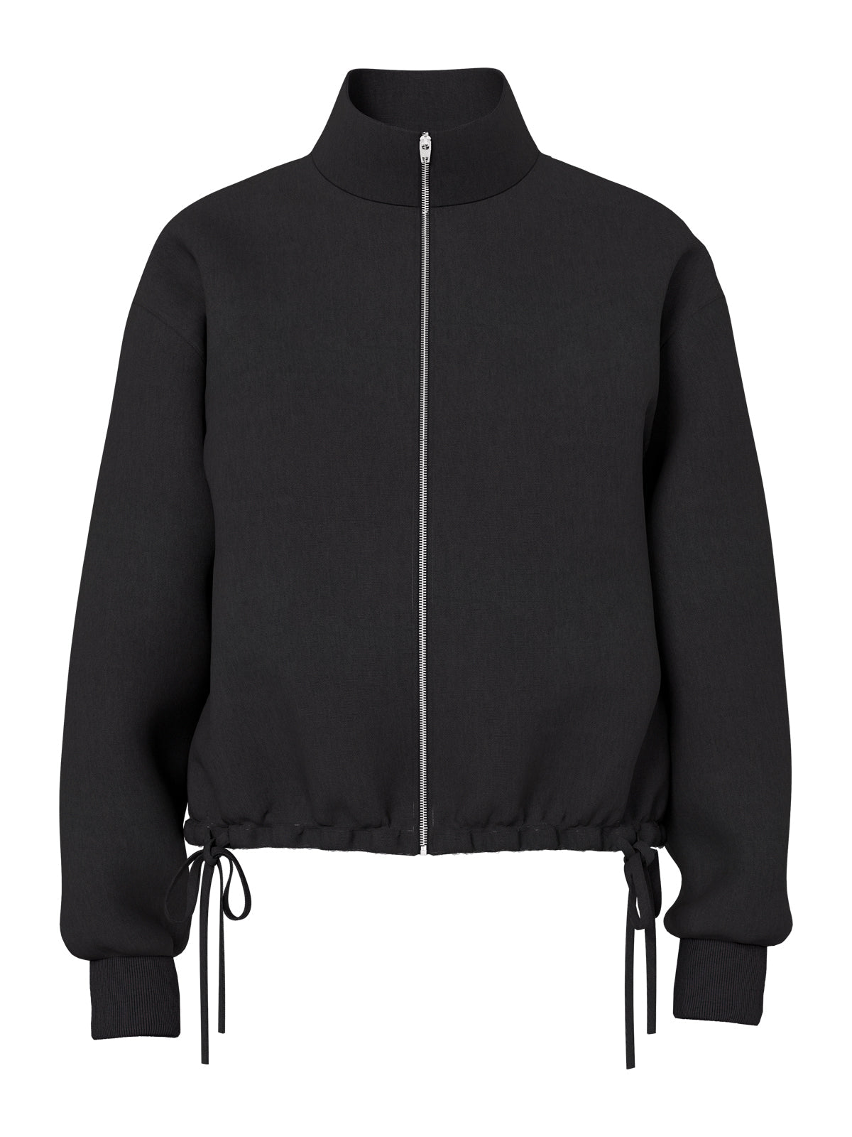 HPDP High Neck Sweat Top Black - Glebe Fashion