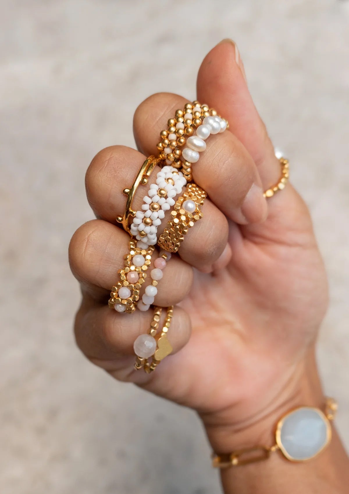 IBU Jewels Peggy Pearl Ring - Glebe Fashion