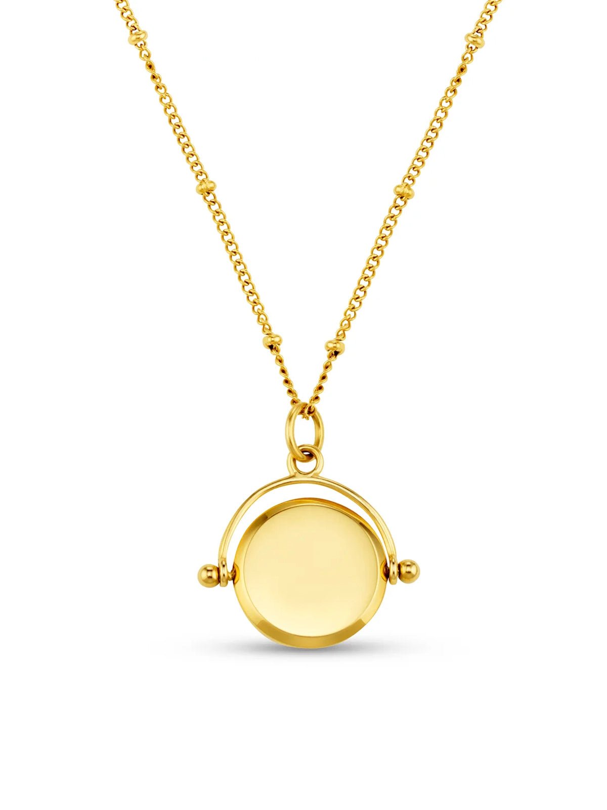 Luxe 18K Gold Disc Necklace - Glebe Fashion