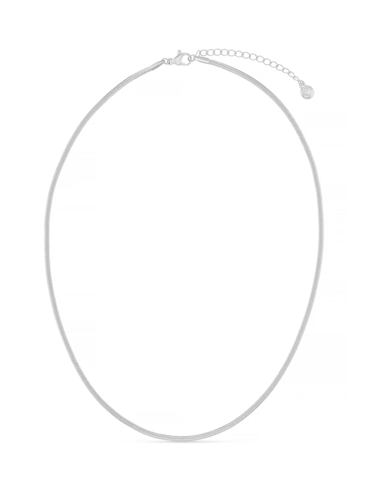 LUXE Flat Snake Chain Necklace - Glebe Fashion