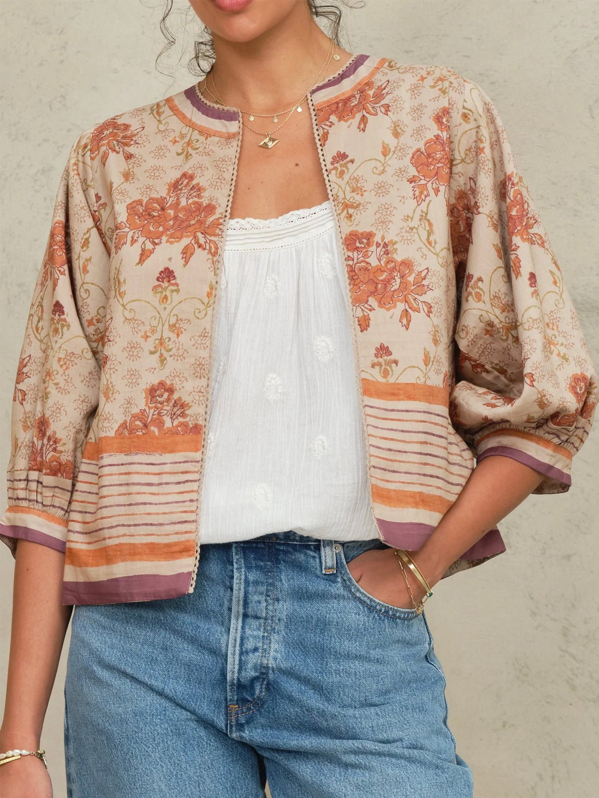 MABE Aubrie Jacket Multi - Glebe Fashion