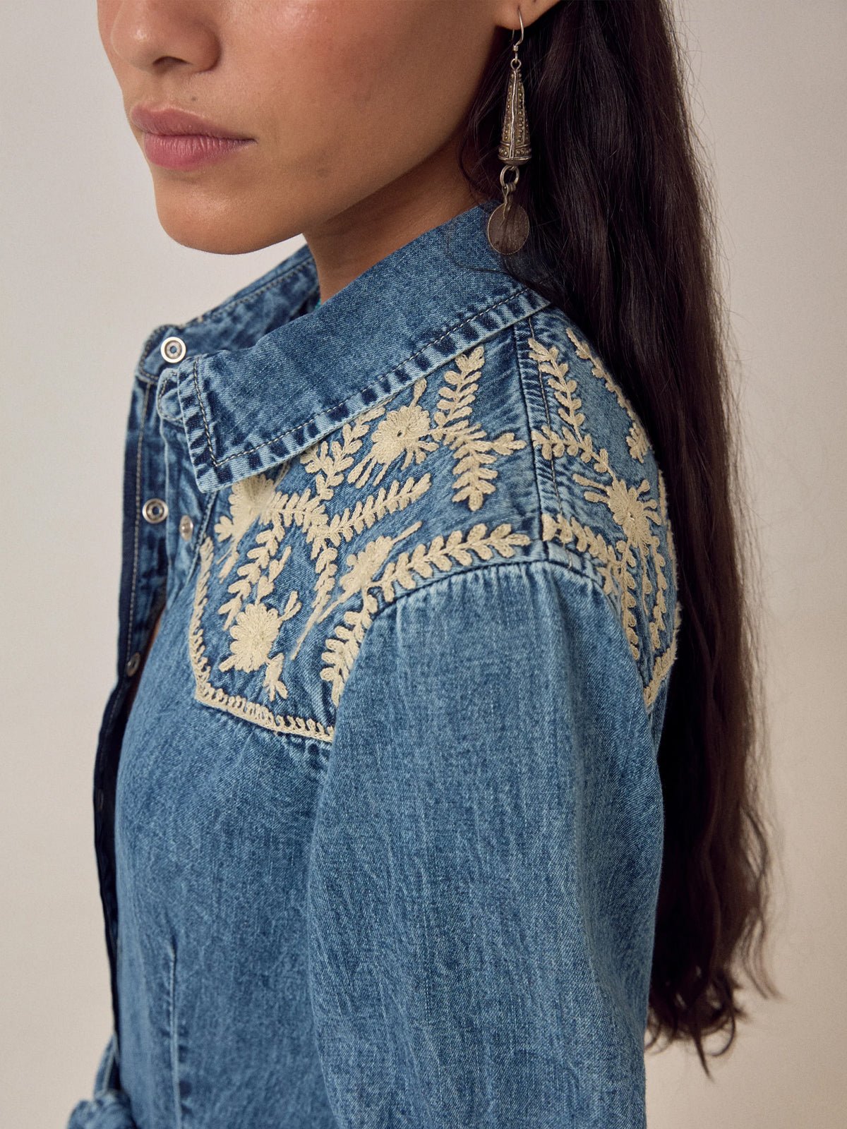 Maison Hotel Amelia Dress Arizona Blue Haze - Glebe Fashion