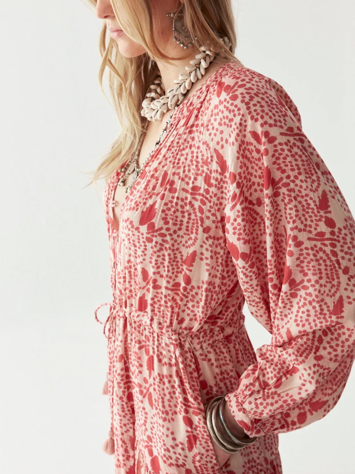 Maison Hotel Irene Dress Pink Martini - Glebe Fashion