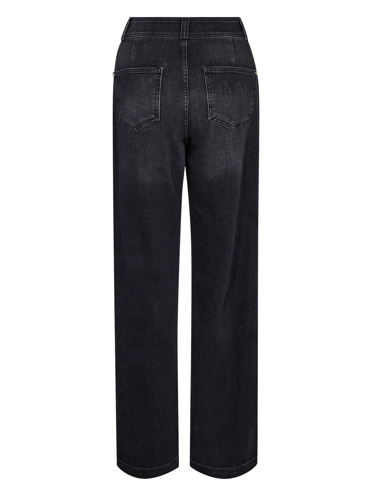 Mos Mosh Candia Peach Jeans Black - Glebe Fashion