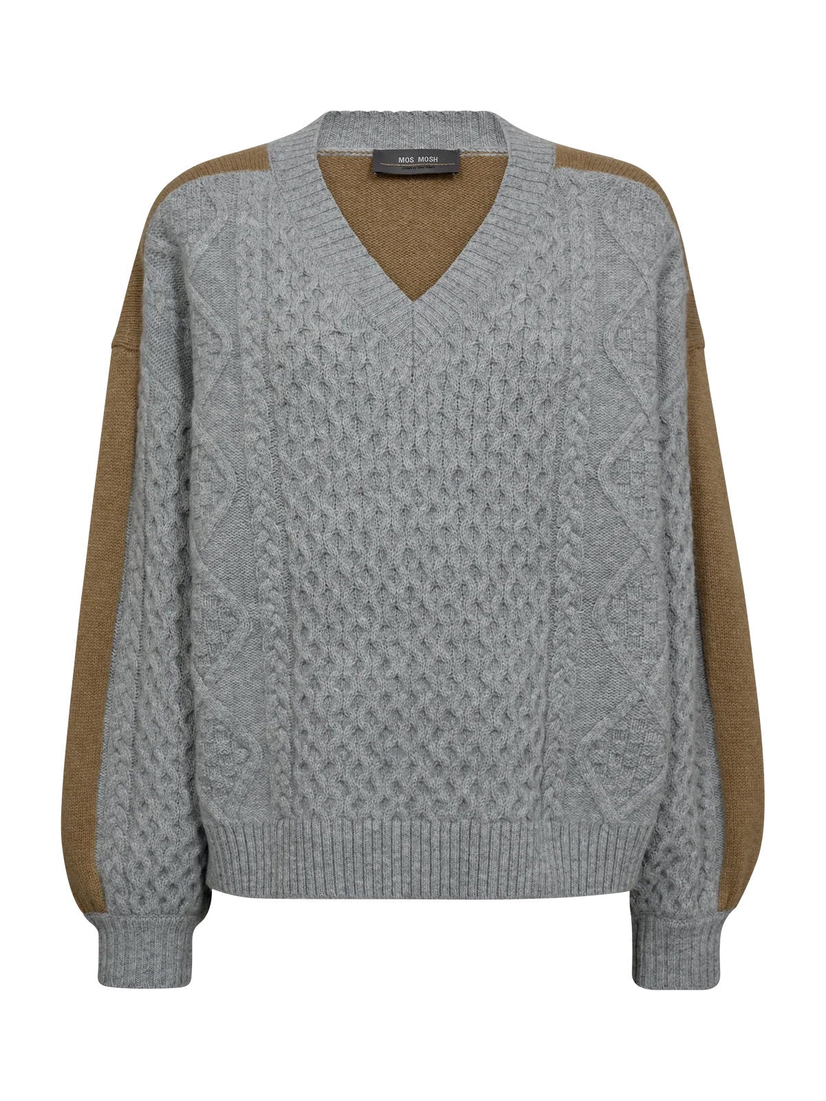 Mos Mosh MMBeth Ottili V - neck Knit - Glebe Fashion