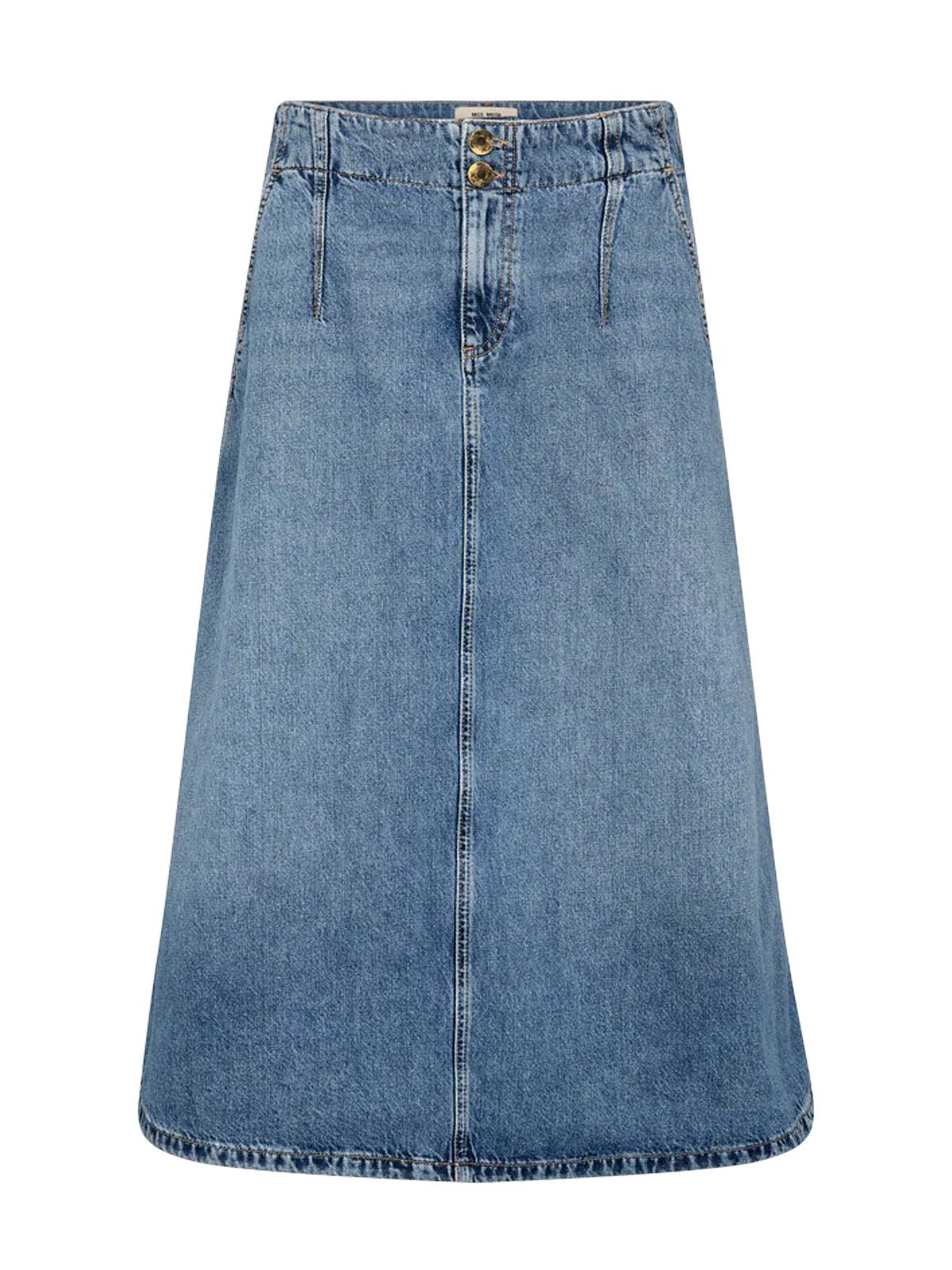 Mos Mosh MMLeala Denim Skirt - Glebe Fashion