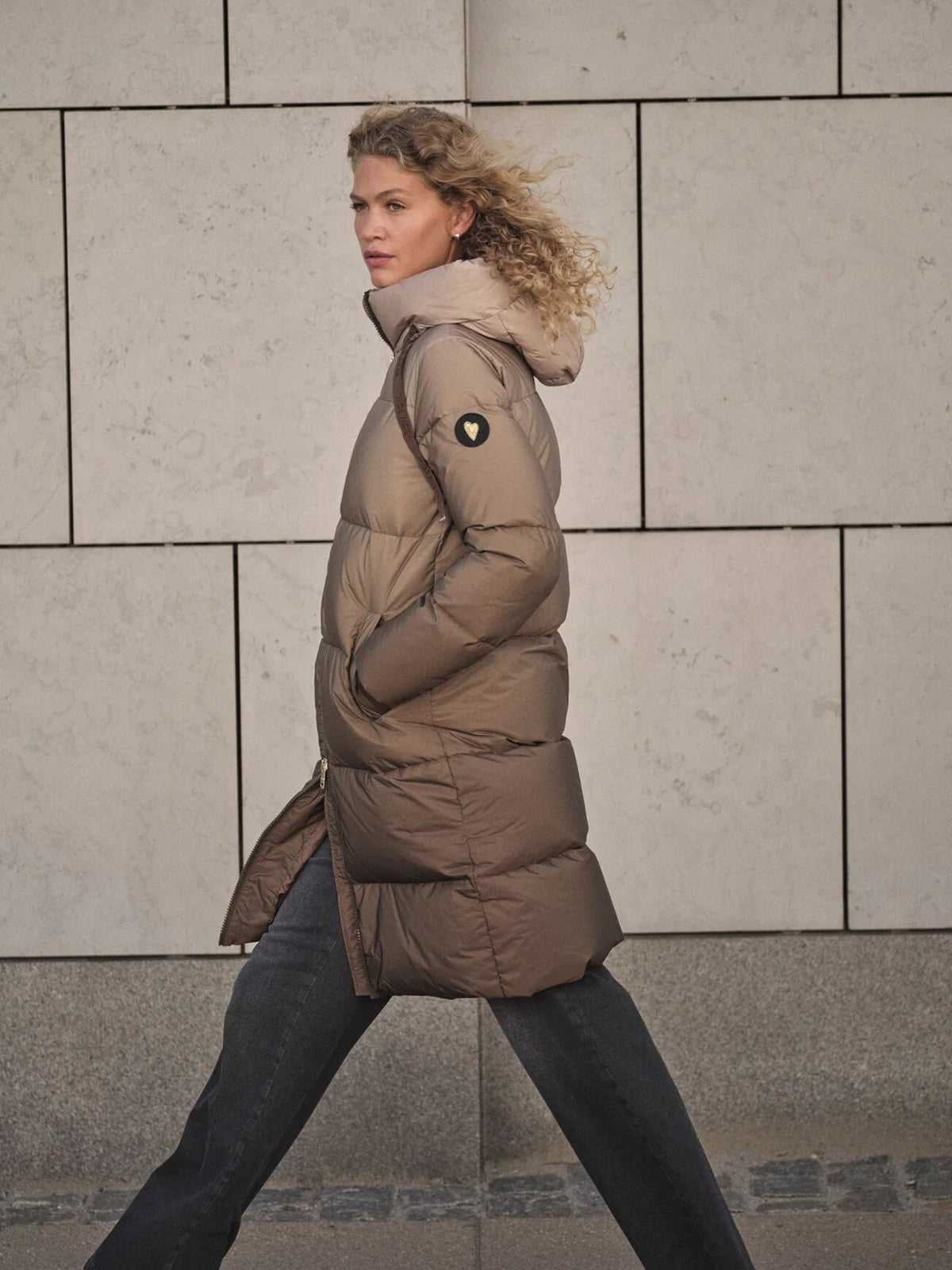 Mos Mosh MMNova Dip Dye Down Coat Savannah Tan - Glebe Fashion