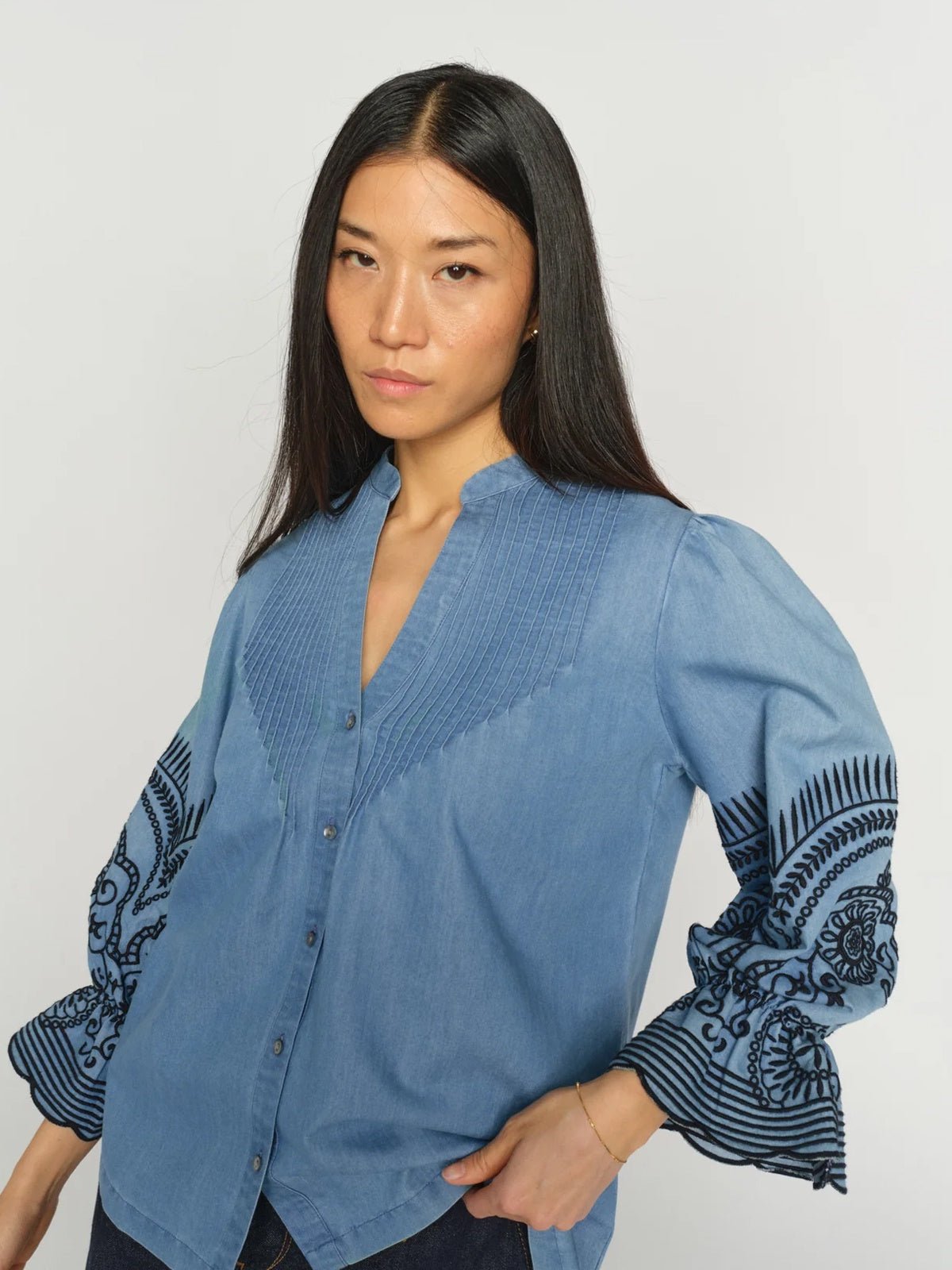 Mos Mosh MMStomin Emb Shirt - Glebe Fashion