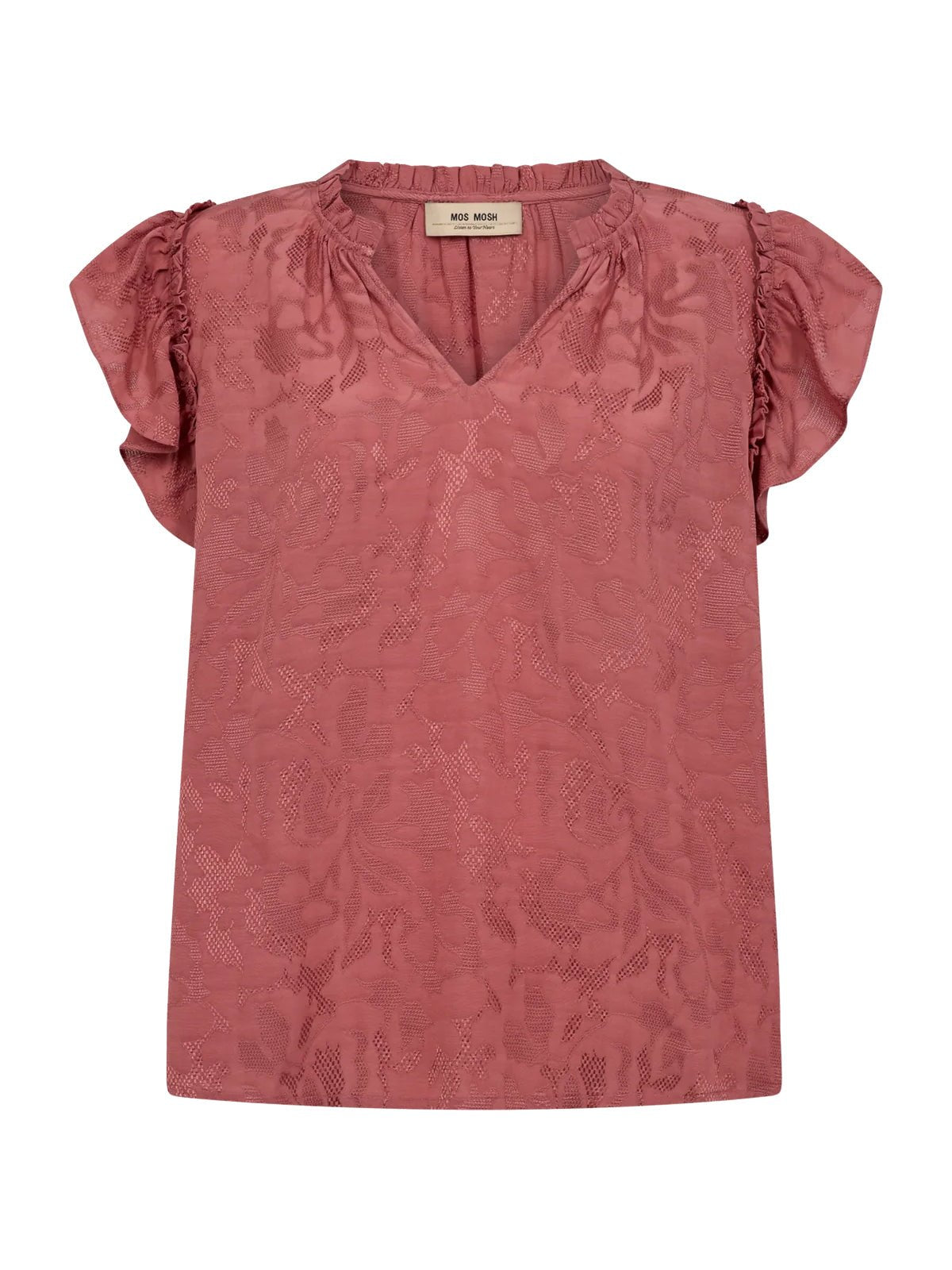 Mos Mosh MMTea Vito Blouse Faded Rose - Glebe Fashion