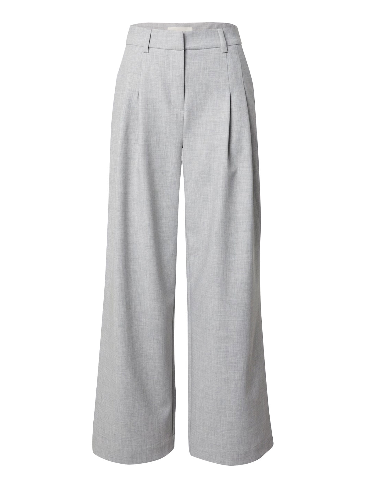 MSCH Light Grey High Waist Trousers - Glebe Fashion