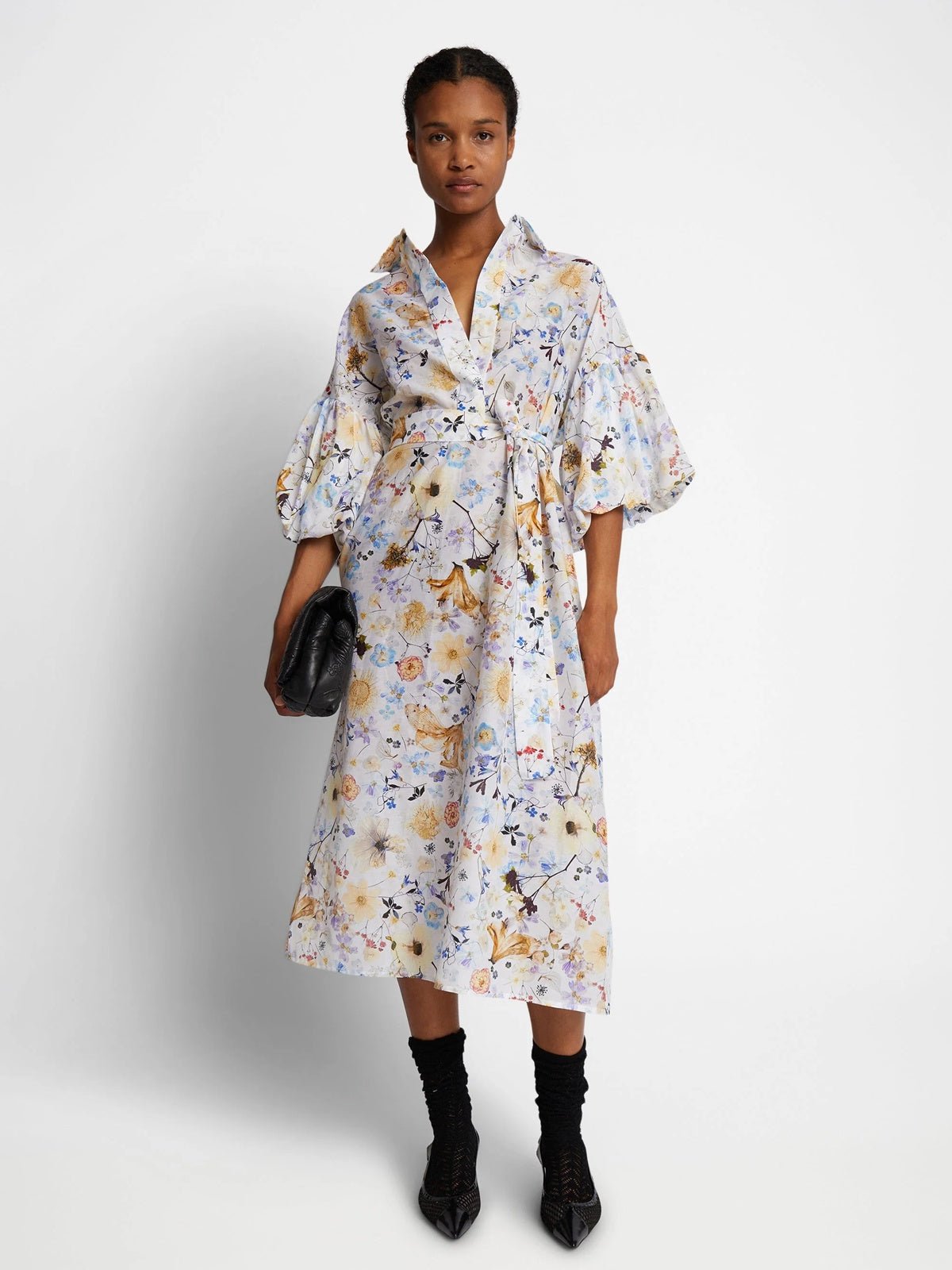 Munthe Palmetto Dress Creme - Glebe Fashion