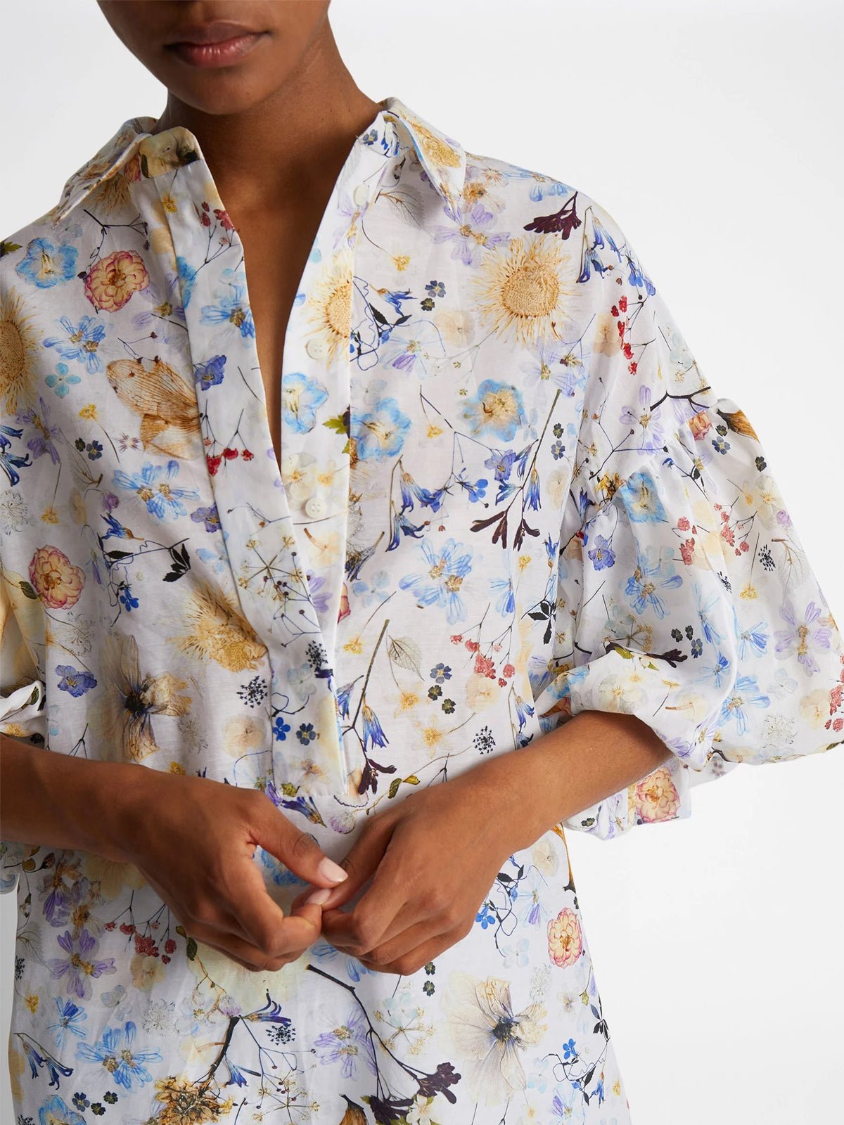 Munthe Palmetto Dress Creme - Glebe Fashion