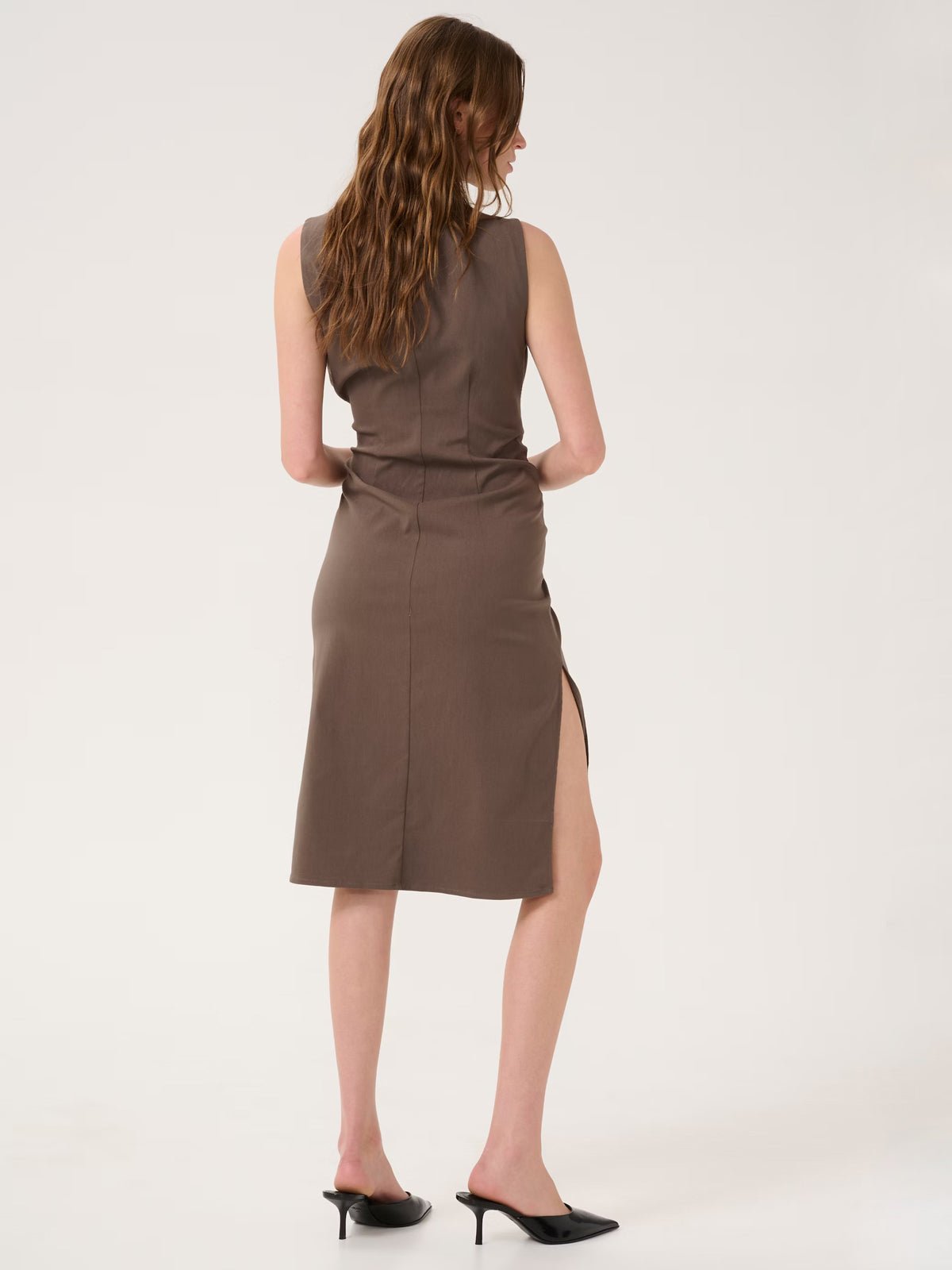 My Essential SoraMW Dress Major Brown - Glebe Fashion
