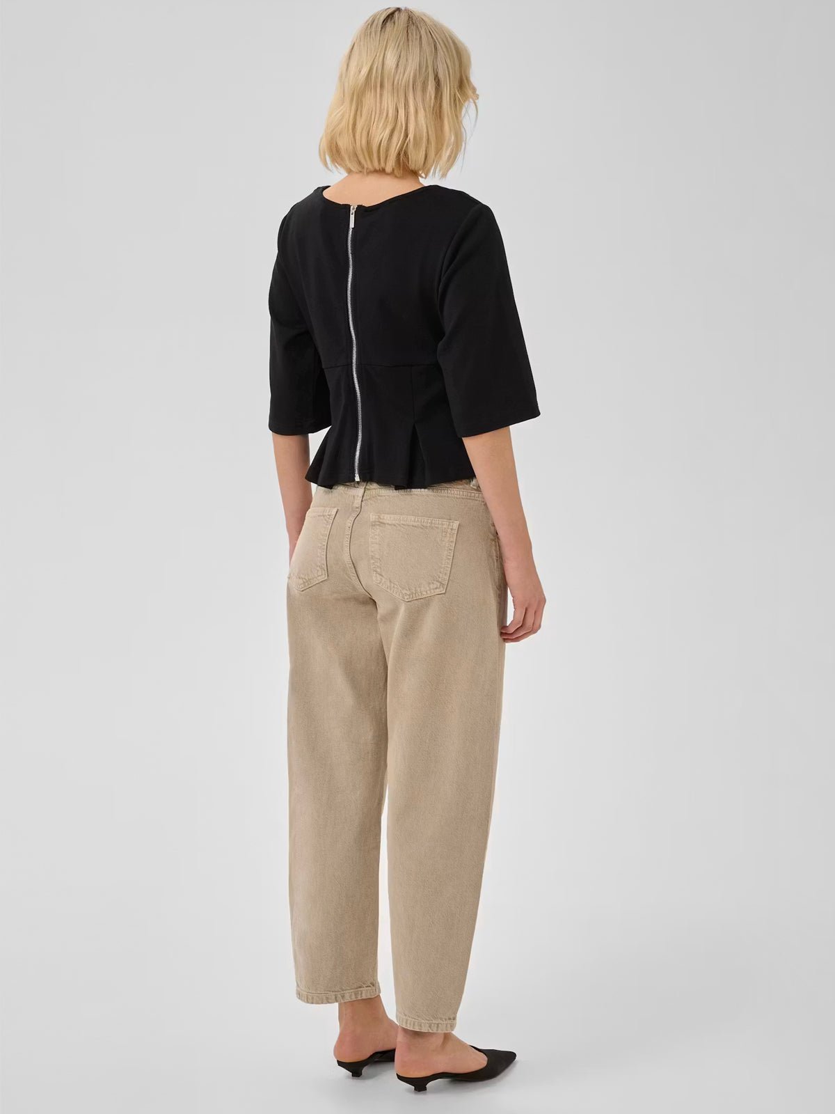 My Essential Wardrobe Apir T-Shirt Black - Glebe Fashion