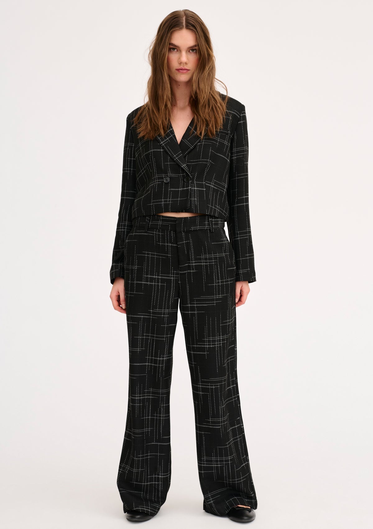 My Essential Wardrobe Freja Trousers Black - Glebe Fashion