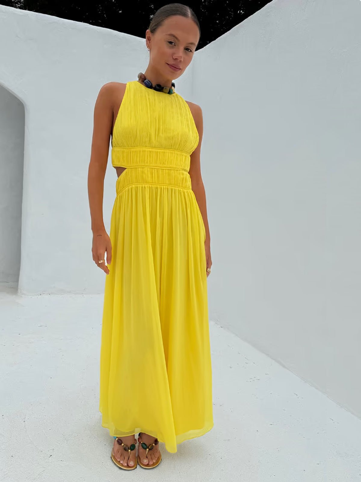 gigi and ella maxi dress Never Fully Dressed Yellow Ella Dress