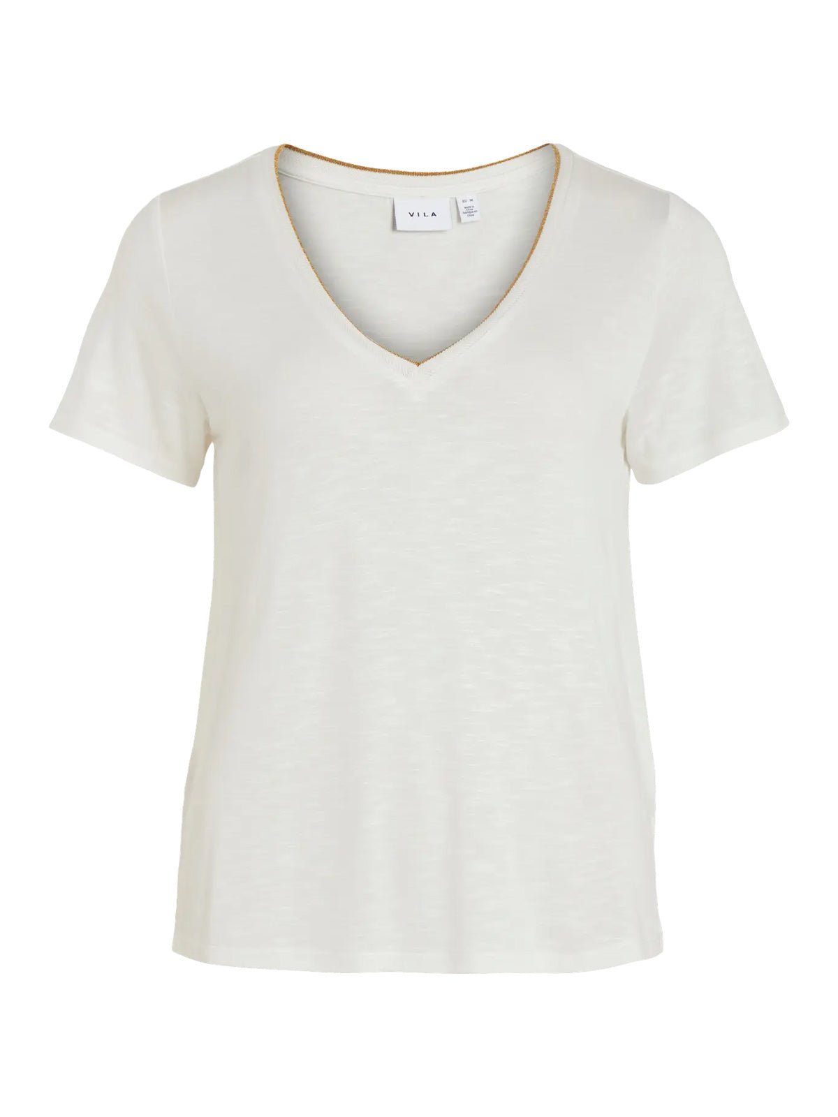 Noel White Short Sleeve Top - Glebe Fashion