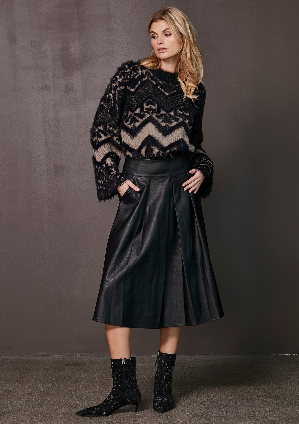 Nu Denmark Xina Skirt Black - Glebe Fashion