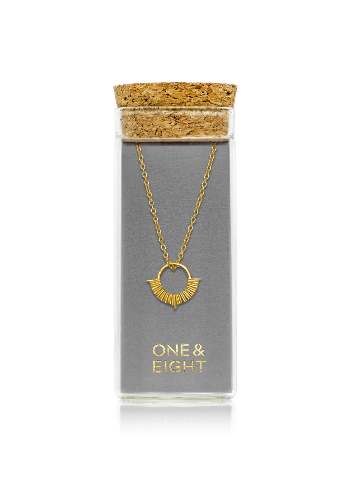 One & Eight Gold Wren Necklace