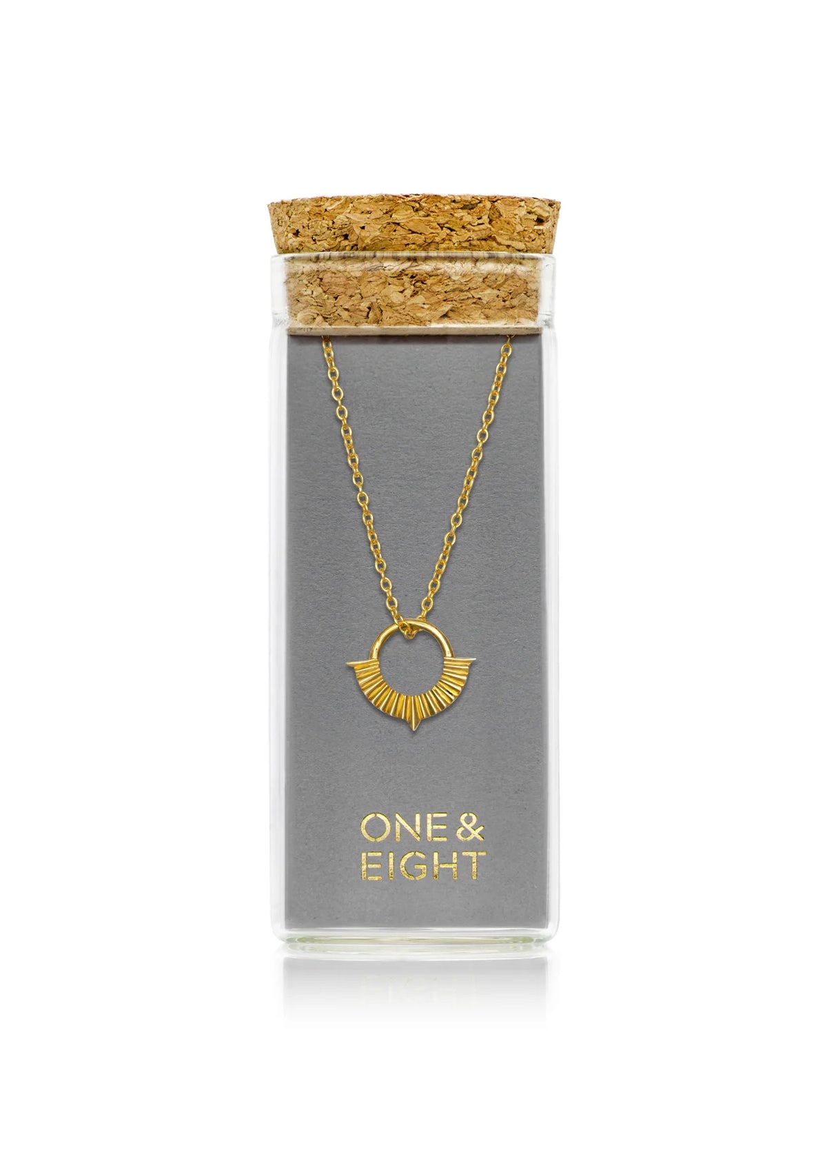 One & Eight Gold Wren Necklace