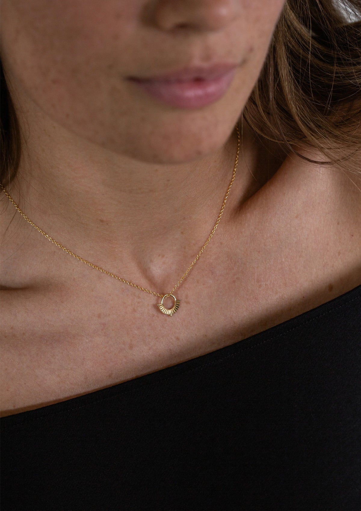 One & Eight Gold Wren Necklace