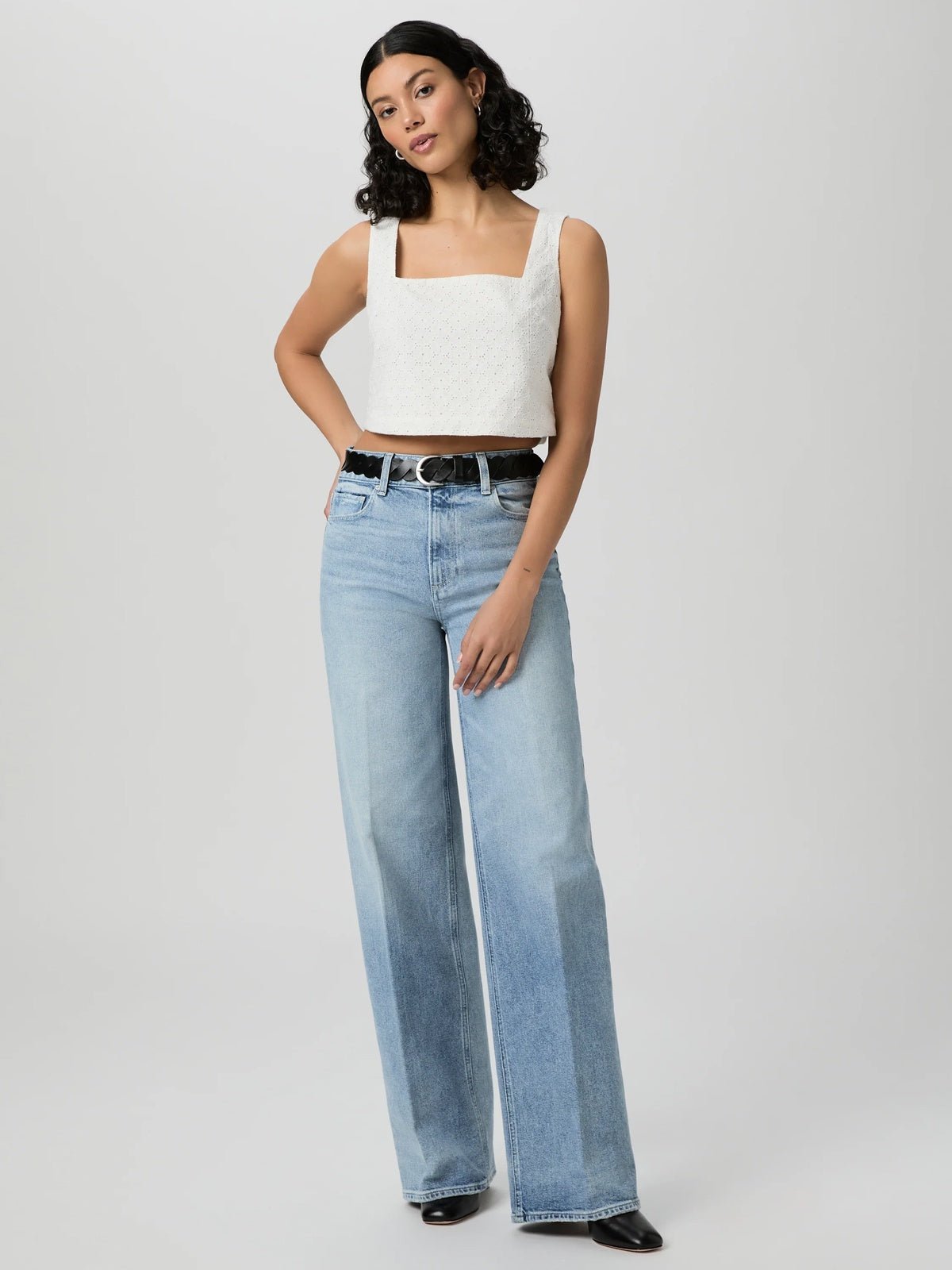 Paige Sasha 32 Inch Wide Leg Jean Verse