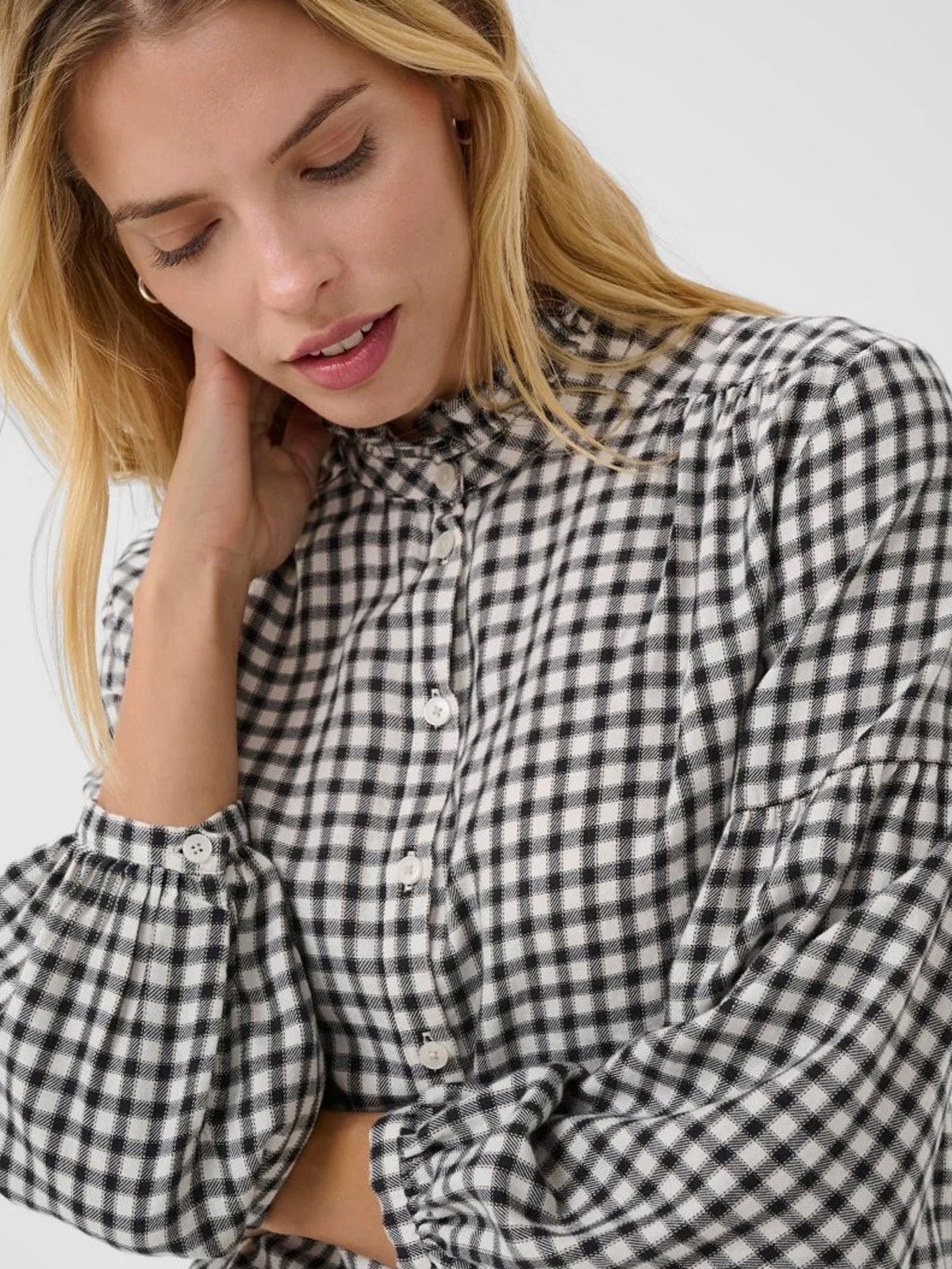 Part Two SamillaPW Blouse Dark Navy - Glebe Fashion