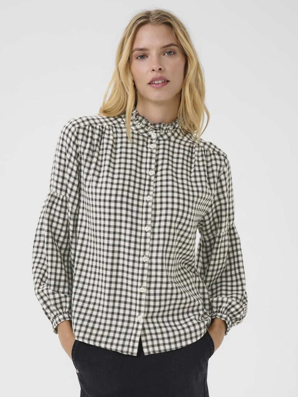 Part Two SamillaPW Blouse Dark Navy - Glebe Fashion